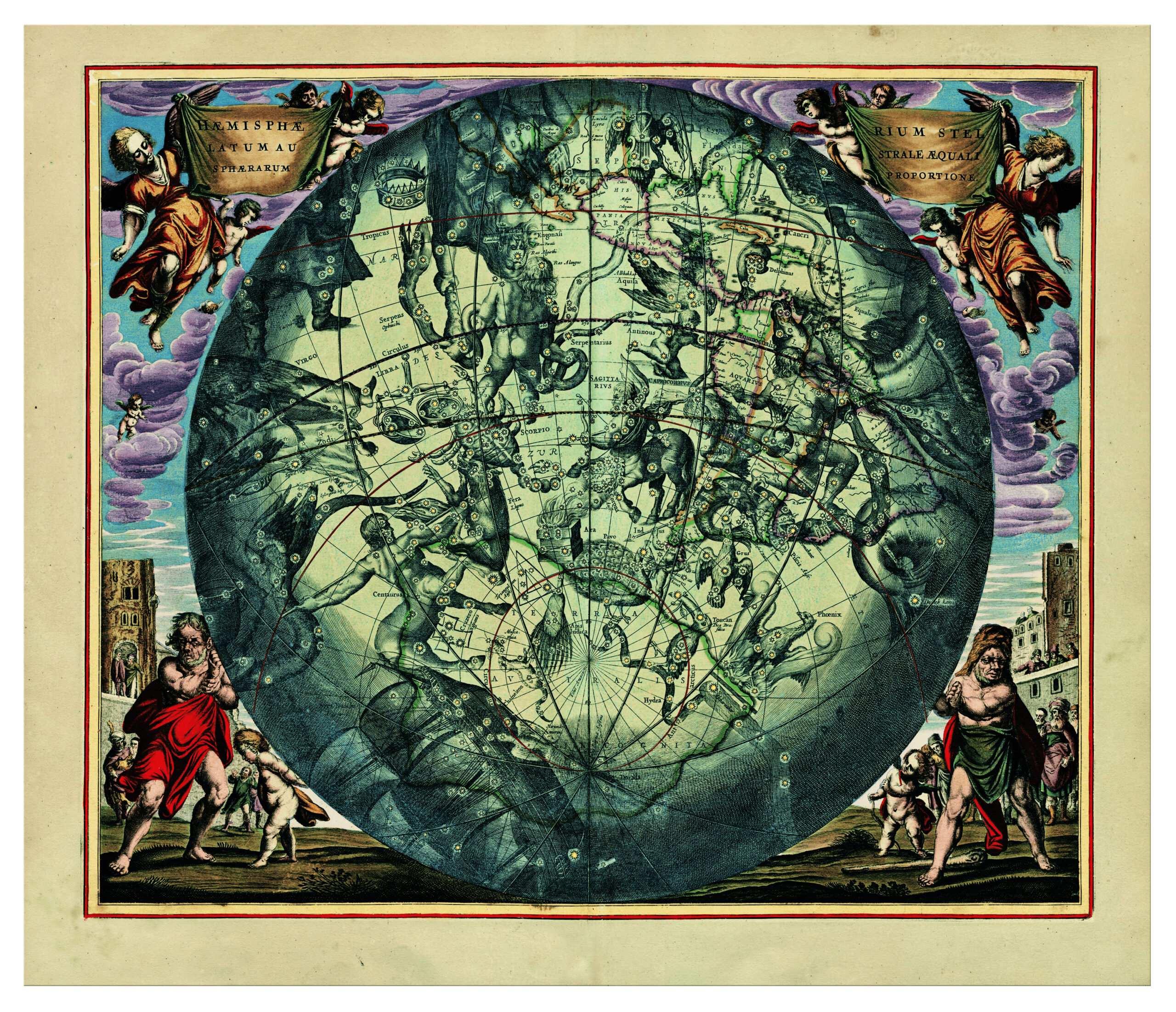 Atlas Coelestis – LA COSMOLOGIA TOLEMAICA
